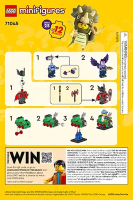 LEGO Minifigures Series 25 6 Pack • Set 66763 • SetDB