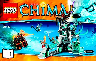 LEGO CHIMA Sir Fangar's Ice Fortress • Set 70147 • SetDB