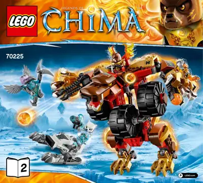 LEGO CHIMA Bladvic's Rumble Bear • Set 70225 • SetDB