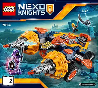 nicho★⑥ LEGO Nexo Knights Axl's Rumble Maker 70354 Building Kit (393