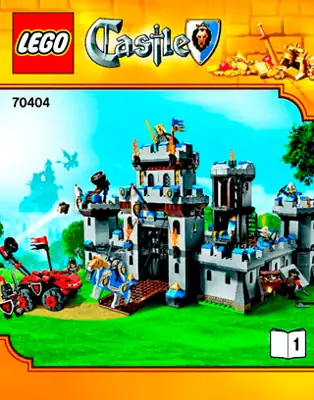 Lego Kings Castle 2024 (70404) and Dragon Mountain (70403)