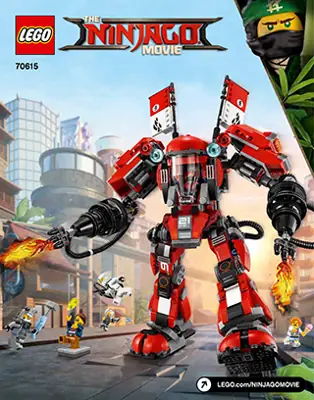 NINJAGO store Movie Fire Mech 7061