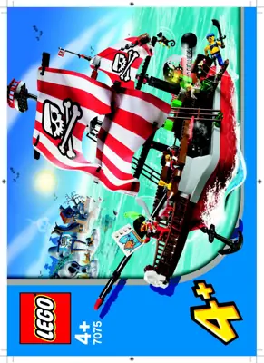 LEGO Pirates Captain Redbeard's Pirate Ship • Set 7075