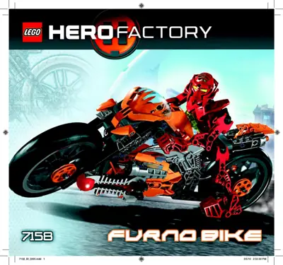 LEGO HERO Factory Furno Bike • Set 7158 • SetDB