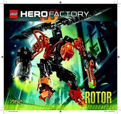 LEGO HERO Factory Rotor • Set 7162 • SetDB • Merlins Bricks