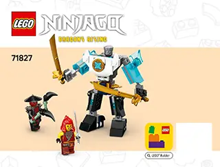 LEGO NINJAGO Zane's Battle Suit Mech • Set 71827 • SetDB