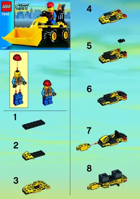 LEGO City Mini-Digger • Set 7246 • SetDB • Merlins Bricks
