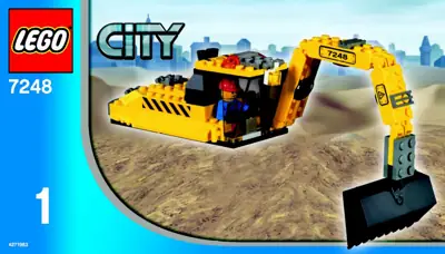 LEGO City Digger • Set 7248 • SetDB • Merlins Bricks