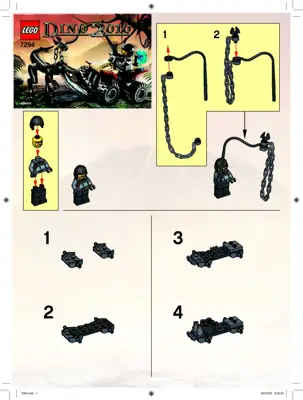 LEGO Dino Tracker ATV • Set 7294 • SetDB • Merlins Bricks