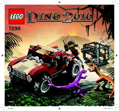LEGO 4WD Dino Trapper • Set 7296 • SetDB • Merlins Bricks