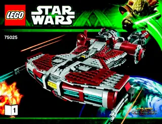 Lego Star Wars 75025 Jedi Defender Class hotsell Cruiser