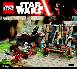 Lego Star Wars 75139 Battle on Takodana Set Complete selling w/ Box Manual & Minifigures