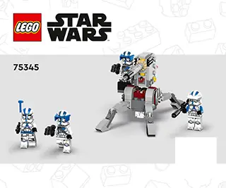 LEGO Star Wars 501st Clone Troopers Battle Pack • Set 75345