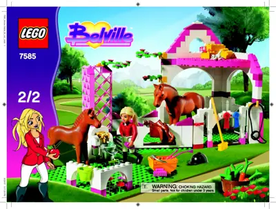 LEGO Belville Horse Stable • Set 7585 • SetDB