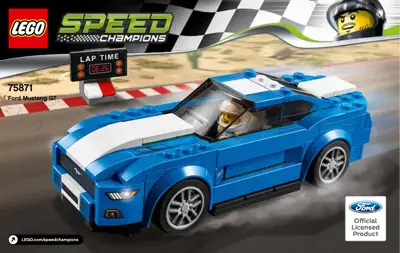 LEGO Speed Champions Ford Mustang GT • Set 75871 • SetDB