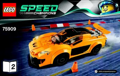 LEGO Speed Champions McLaren P1 • Set 75909 • SetDB