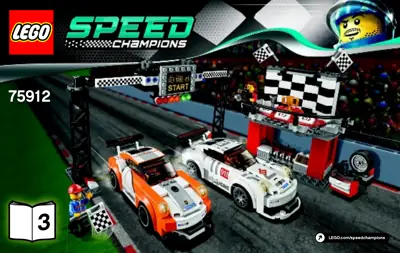 LEGO Speed Champions Porsche 911 GT Finish Line • Set 75912