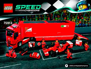 Speed Champion F14 T & Scuderia Ferrari Truck 75913 hotsell