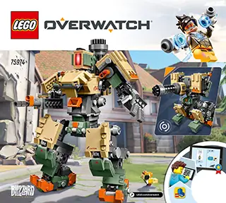 Reserved!!! Overwatch Bastion Blizzard store (75974) and Bastian 75987