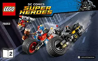 Manual LEGO DC Batman™ - Gotham City Cycle Chase 76053 cover - 2