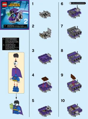 LEGO DC Mighty Micros Superman vs. Bizarro • Set 76068