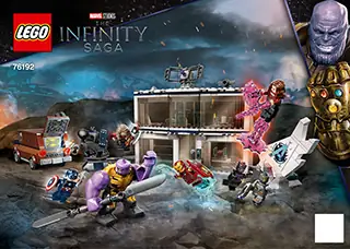 THE INFINITY SAGA deals Avengers: Endgame Final Battle 76192 , Age 8+