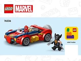 LEGO Marvel Spider-Man Car vs. Venomized Wolverine
