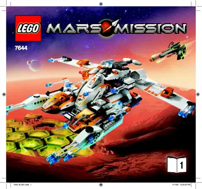 LEGO Space MX-81 Hypersonic Operations Aircraft • Set 7644