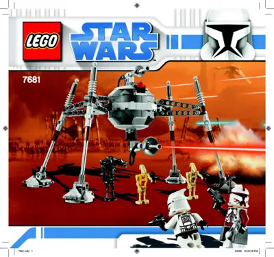 LEGO Star Wars Separatist Spider Droid • Set 7681 • SetDB