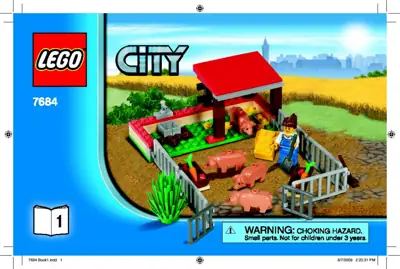 LEGO City Pig Farm & Tractor • Set 7684 • SetDB