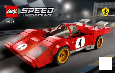 B LEGO Speed Champions 1970 Ferrari 512 M • Set 76906 • SetDB