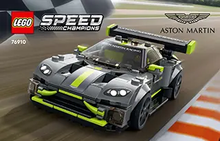 LEGO Speed Champions Aston Martin Valkyrie AMR Pro and Aston
