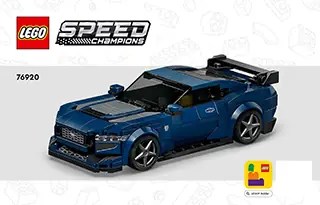 LEGO Speed Champions Ford Mustang Dark Horse Sports Car REVIEW