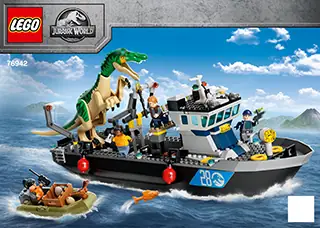 Jurassic World: Baryonyx Dinosaur Boat Escape, Triceratops Pickup 2024 Truck