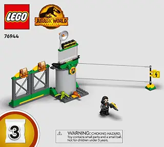 ザウルス　シンキング LEGO® Jurassic World 76944 T. rex Dinosaur Breakout (140