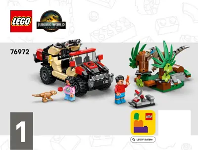 LEGO Jurassic World Raptor Off-Road Escape • Set 76972