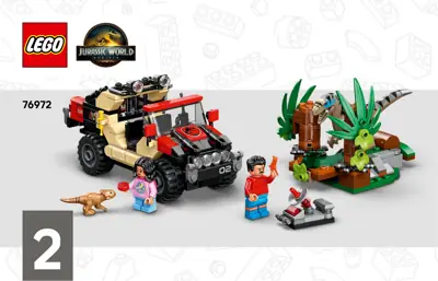 LEGO Jurassic World Raptor Off-Road Escape • Set 76972