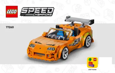LEGO Speed Champions The Fast and the Furious Toyota Supra MK4