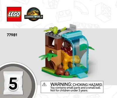 LEGO Jurassic World Velociraptor, Stegosaurus & Pteranodon Rescue