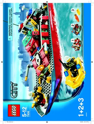 LEGO City Fireboat • Set 7906 • SetDB • Merlins Bricks