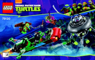 LEGO Ninja Turtles T-Rawket Sky Strike • Set 79120 • SetDB