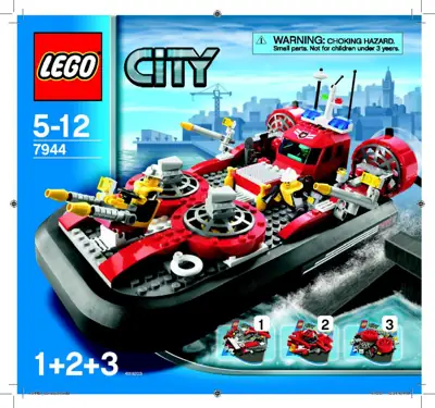 LEGO City Fire Hovercraft • Set 7944 • SetDB