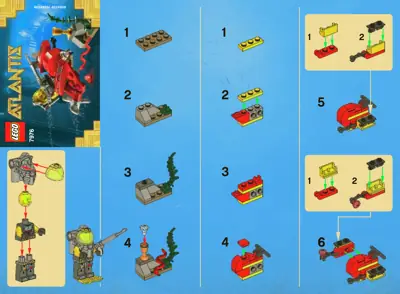 LEGO Atlantis Ocean Speeder • Set 7976 • SetDB