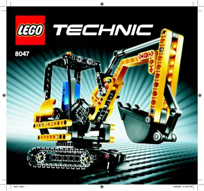 LEGO Technic Compact Excavator • Set 8047 • SetDB