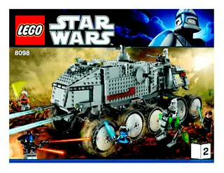 Lego 2024 Star Wars Clone Turbo Tank 8098