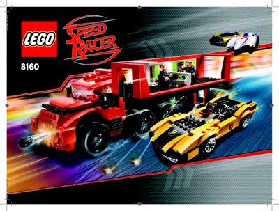 LEGO Speed Champions Cruncher Block & Racer X • Set 8160