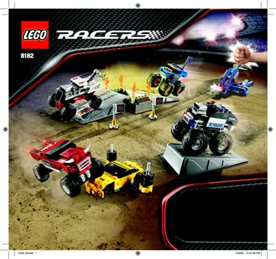 モナリ 4点セット LEGO Racers Monster Crushers • Set 8182 • SetDB