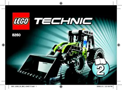 LEGO Technic Tractor • Set 8260 • SetDB • Merlins Bricks