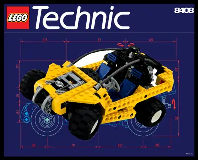LEGO Technic Desert Ranger • Set 8408 • SetDB