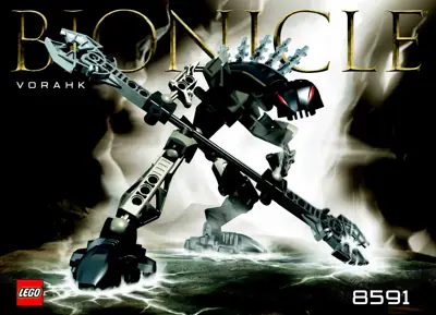 LEGO BIONICLE Vorahk • Set 8591 • SetDB • Merlins Bricks